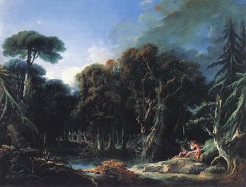 El bosque Francois Boucher Pinturas al óleo